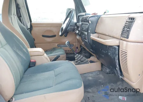 1998 Jeep Wrangler Sahara из США, поврежденный, VIN 1J4FY49S6WP733257